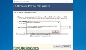 BitRecover PST to PDF Wizard ensures the integrity of the converted data. It maintains the original formatting,