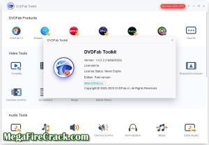 DVD Fab Toolkit v1.0.2.2 is a powerful software suite that combines multiple tools to provide a comprehensive solution for DVD