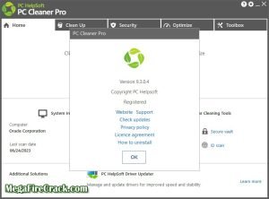 PC Cleaner Pro v9.3.0.4 includes a file shredder feature that securely deletes sensitive files and folders