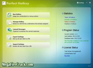 The primary focus of Perfect Hotkey v3.2 lies in simplifying the execution of complex tasks through simple key combinations