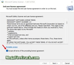 MSERT v1 is a standalone security tool provided by Microsoft, separate from the regular Windows Defender Antivirus program.
