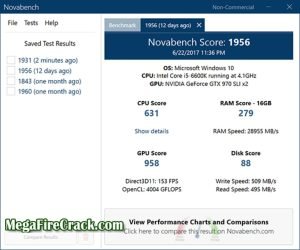 Novabench v1 is the initial version of the Novabench benchmarking software.