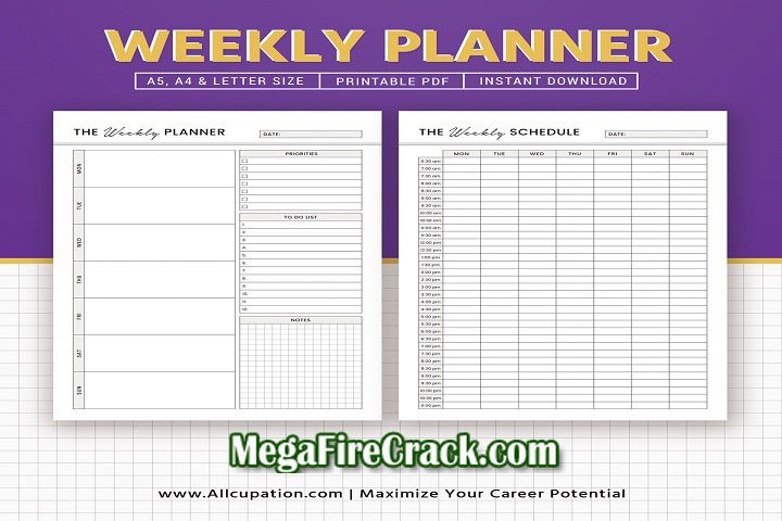 Weekly Planner V1.0 PC Software