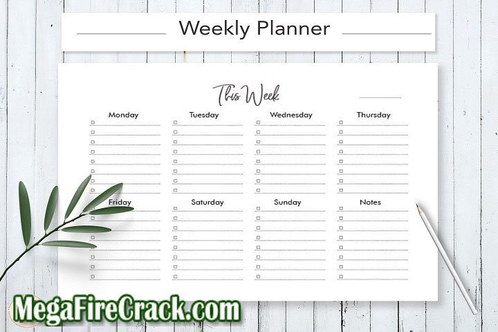 Weekly Planner V1.0 PC Software with patch 