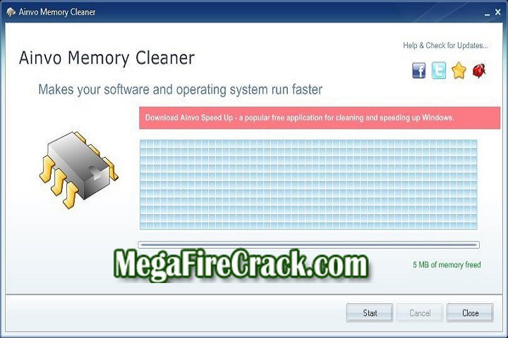 Ainvo memory cleaner V 2.3.1.271 PC Software