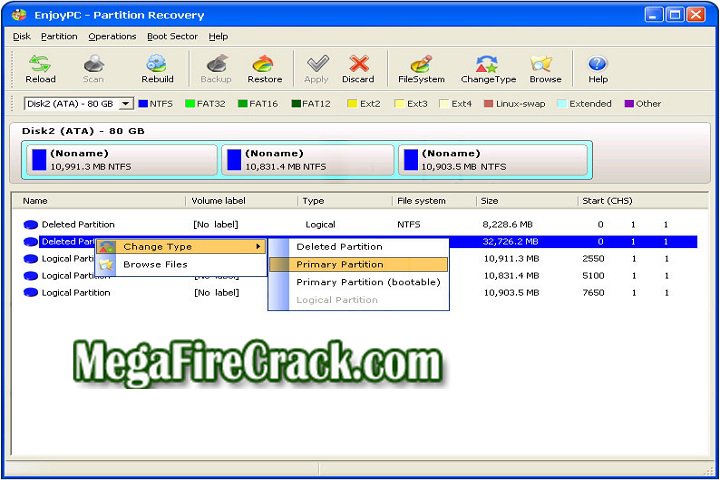 Disk Partition Recovery Edition V 7.9.9.9 PC Software with patch