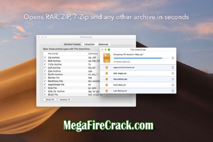 RAR Extractor Max Unzip File  V 12.2 MacOS PC Software with patch