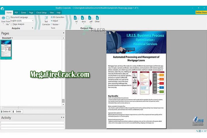 Readiris Corporate V 17.4.179 PC Software with crack