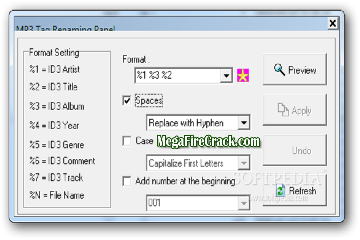 File And Mp3 Tag Renamer V 2.2.060603 PC Software with kygen