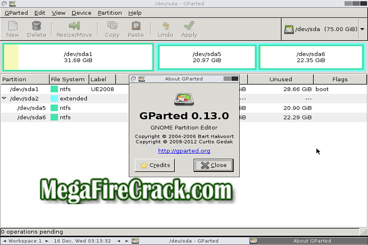 Gparted Live V 1.5.0-6 PC Software with crack