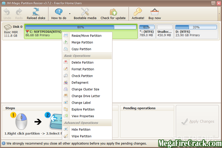 IM Magic Partition Resizer V 6.9.0 PC Software with patch