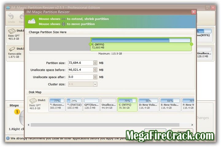 IM Magic Partition Resizer V 6.9.0 PC Software with crack