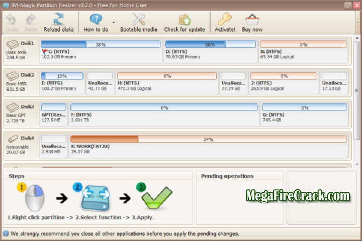 IM Magic Partition Resizer V 6.9.0 PC Software with kygen