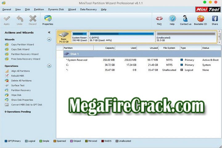 MiniTool Partition Wizard Technician V 12.6 PC Software with crack