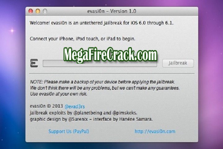 Evasi0n V 1.5.3 PC Software with crack