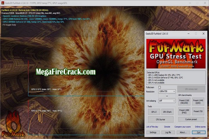 Furmark V 1.37.2.0 PC Software with patch