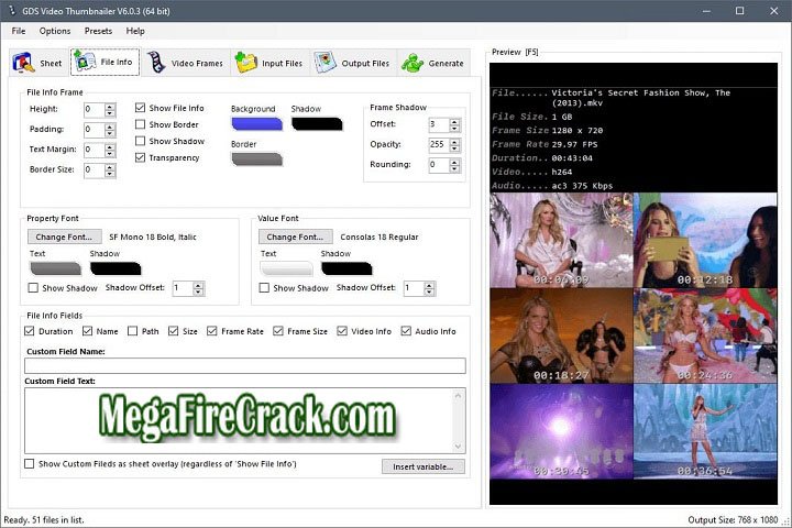 GDS Video Thumbnailer V 7.0 PC Software with keygen