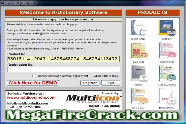  H&H English Chinese Talking Dictionary V 3.0.1 PC Software with patch