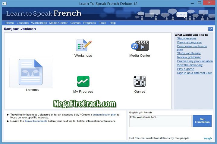 Learn to Speak French Deluxe V 12.0.0.11 PC Software with keygen
