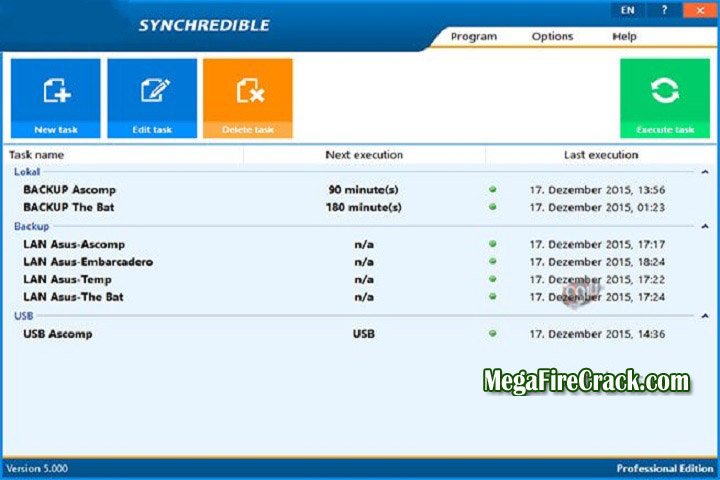 Synchredible Professional V 8.103 PC Software with crack