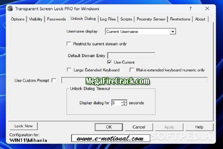 Transparent Screen Lock Pro V 6.19.01 PC Software with crack