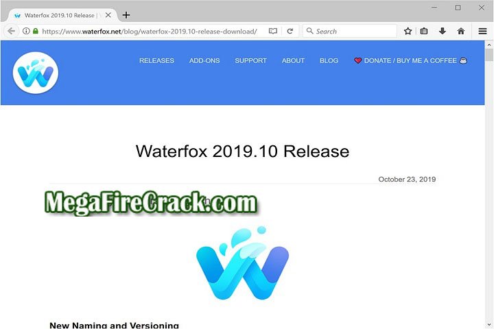 Waterfox G V 5.1.12 PC Software with patch