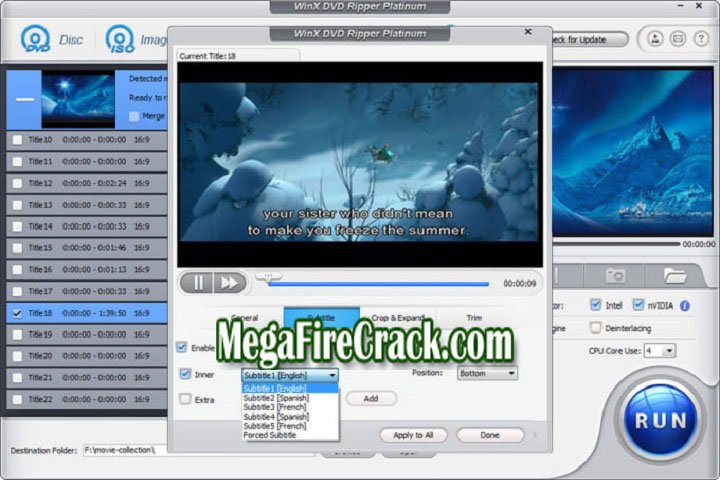 WinX DVD Ripper Platinum V 8.22.1 PC Software with patch
